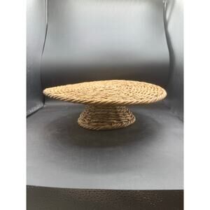Wicker Cake Platter